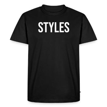 Styles Music H - Styles Festival - Men's Premium Organic T-Shirt - black - Front - Nico (187cm)