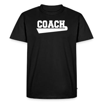 coach - T-shirt Premium bio Homme - noir - Devant - Nico (187cm)