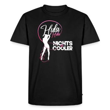 Hula Nothing Is Cool Sports Diet Hoop Gift - Men's Premium Organic T-Shirt - black - Front - Nico (187cm)