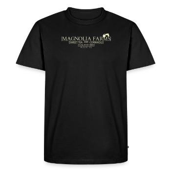 Magnolia Farms Silos Texas Waco cadeau - T-shirt Premium bio Homme - noir - Devant - Nico (187cm)