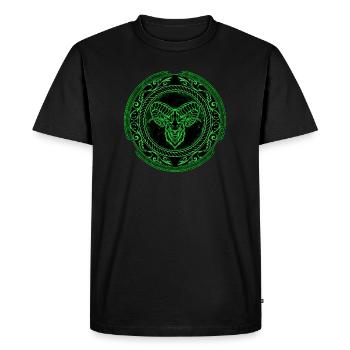 Viking Bélier Bélier Bélier - T-shirt Premium bio Homme - noir - Devant - Nico (187cm)