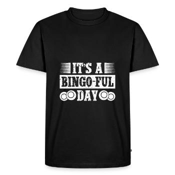 Bingo Player It’s Bingo-Ful Day Bingo - T-shirt Premium bio Homme - noir - Devant - Nico (187cm)