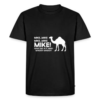 Funny Cute Camel Quotes About Hump Day Funny Zi - Men's Premium Organic T-Shirt - black - Front - Nico (187cm)
