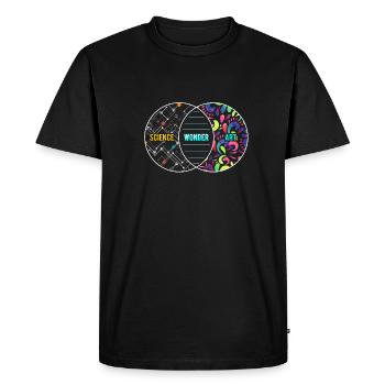 Science Wonder Art Overlapping Circles Gift - Men's Premium Organic T-Shirt - black - Front - Nico (187cm)