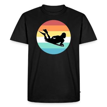 Bodyboarding - Men's Premium Organic T-Shirt - black - Front - Nico (187cm)