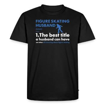 Sport Mari Patinage Artistique - T-shirt Premium bio Homme - noir - Devant - Nico (187cm)