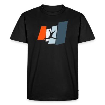 ballerine - T-shirt Premium bio Homme - noir - Devant - Nico (187cm)
