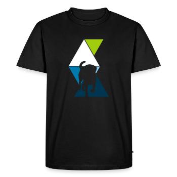 Le sport canin - T-shirt Premium bio Homme - noir - Devant - Nico (187cm)