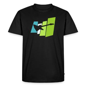 guitare rock - T-shirt Premium bio Homme - noir - Devant - Nico (187cm)