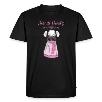 Volksfest Dirndl Ersatz Dirndl Ersatz - T-shirt Premium bio Homme - noir - Devant - Nico (187cm)