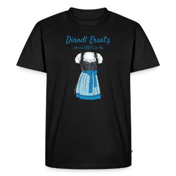 Volksfest Dirndl Ersatz Dirndl Ersatz - T-shirt Premium bio Homme - noir - Devant - Nico (187cm)