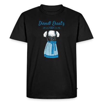Volksfest Dirndl Ersatz Dirndl Ersatz - T-shirt Premium bio Homme - noir - Devant - Nico (187cm)