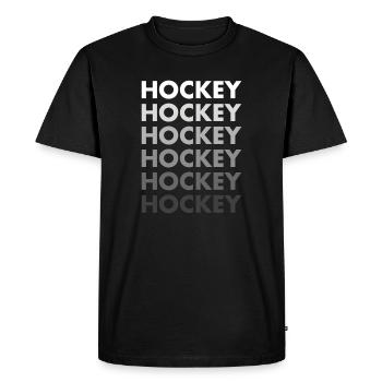 Sports Hockey - T-shirt Premium bio Homme - noir - Devant - Nico (187cm)