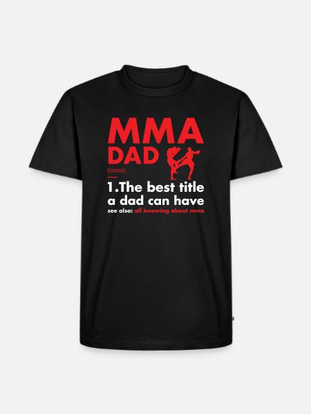 Sport Dad Definition MMA - Men's Premium Organic T-Shirt - black
