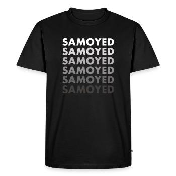 Samoyède - T-shirt Premium bio Homme - noir - Devant - Nico (187cm)