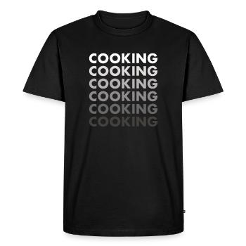 Cuisinier Cuisine - T-shirt Premium bio Homme - noir - Devant - Nico (187cm)