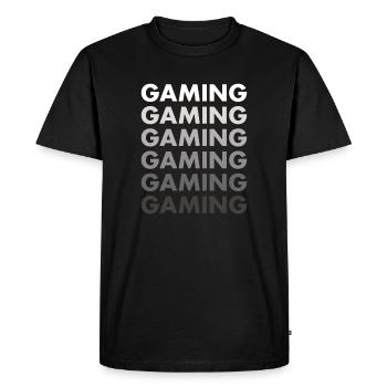 Gamer Gaming - Men's Premium Organic T-Shirt - black - Front - Nico (187cm)