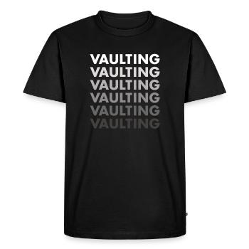 Vaulter Vaulting - Men's Premium Organic T-Shirt - black - Front - Nico (187cm)