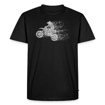 Moto Cross B - T-shirt Premium bio Homme - noir - Devant - Nico (187cm)