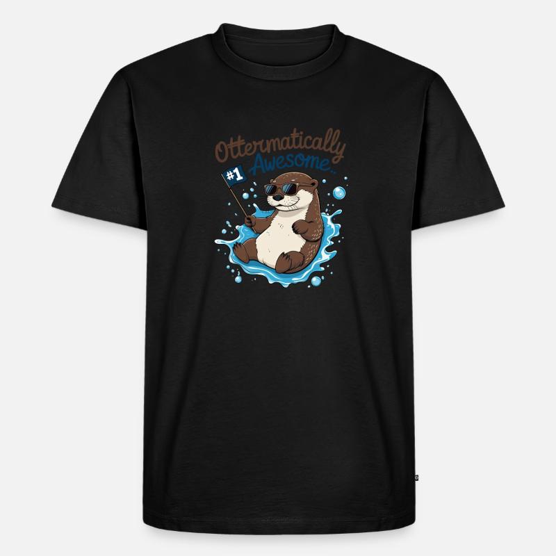 Otter-like cool – Funny Otter - Men's Premium Organic T-Shirt - undefined