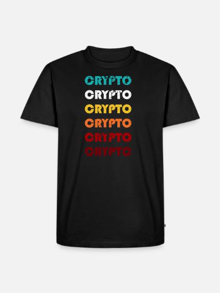 Crypto Currency - Men's Premium Organic T-Shirt - black