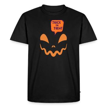 Trick or treat (O2) - T-shirt Premium bio Homme - noir - Devant - Nico (187cm)