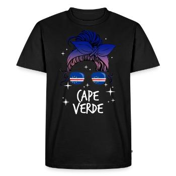 Cap Vert - T-shirt Premium bio Homme - noir - Devant - Nico (187cm)