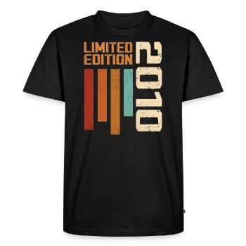 Vintage 2010 Birthday Gift 2010 Retro 2010 - Men's Premium Organic T-Shirt - black - Front - Nico (187cm)