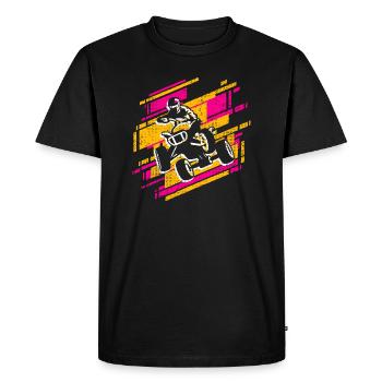 Quad Biker Tout-terrain Quad Rider Filles VTT - T-shirt Premium bio Homme - noir - Devant - Nico (187cm)