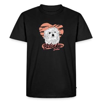 Bolonka Zwetna - T-shirt Premium bio Homme - noir - Devant - Nico (187cm)