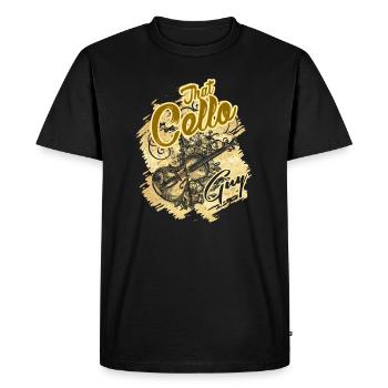 Cello That Cello Guy - T-shirt Premium bio Homme - noir - Devant - Nico (187cm)