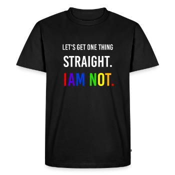 Déclaration de la fierté gaie des droits de la fierté gaie - T-shirt Premium bio Homme - noir - Devant - Nico (187cm)