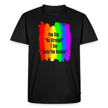 Déclaration de la fierté gaie des droits de la fierté gaie - T-shirt Premium bio Homme - noir - Devant - Nico (187cm)