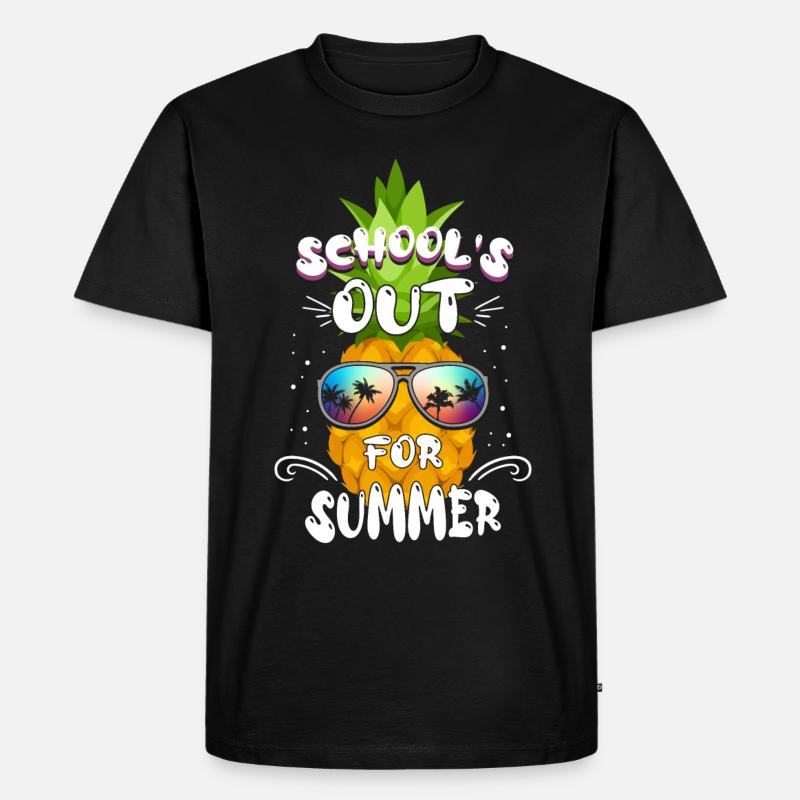 Schools Out For Summer - Männer Premium Bio T-Shirt - Schwarz