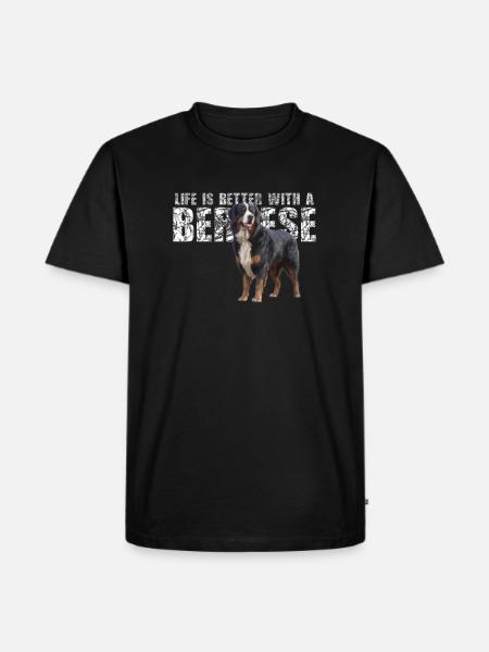 Bouvier bernois - T-shirt Premium bio Homme - noir