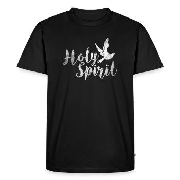 Holy Spirit Saint- Don De Colombe - T-shirt Premium bio Homme - noir - Devant - Nico (187cm)