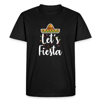 Let’s Fiesta guitare Mexique cadeau Cinco De Mayo - T-shirt Premium bio Homme - noir - Devant - Nico (187cm)