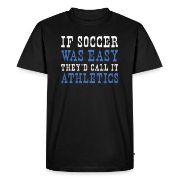 Uruguay Soccer Uruguayan Football Uruguayo Futbol - Men's Premium Organic T-Shirt - black - Front - Nico (187cm)