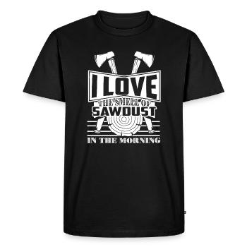 Carpenter Carpenters Love The Smell Of Sawdust - T-shirt Premium bio Homme - noir - Devant - Nico (187cm)