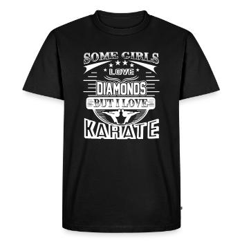 Karaté J’adore le karaté - T-shirt Premium bio Homme - noir - Devant - Nico (187cm)