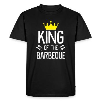 BBQ grill - Men's Premium Organic T-Shirt - black - Front - Nico (187cm)