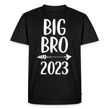 Big Brother 2023 Big Bro 23 - Men's Premium Organic T-Shirt - black - Front - Nico (187cm)