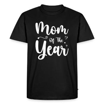 Maman de l’année Fête des mères Maman Maman Femmes - T-shirt Premium bio Homme - noir - Devant - Nico (187cm)