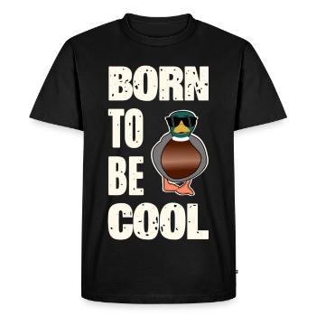 Cool duck saying - Men's Premium Organic T-Shirt - black - Front - Nico (187cm)