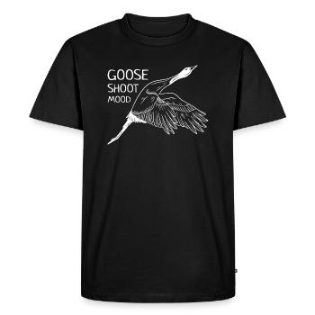 Geese Hunter Goose Shoot Mood Goose Hunting - Men's Premium Organic T-Shirt - black - Front - Nico (187cm)