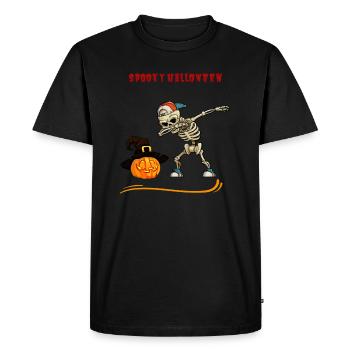 Halloween effrayant - T-shirt Premium bio Homme - noir - Devant - Nico (187cm)