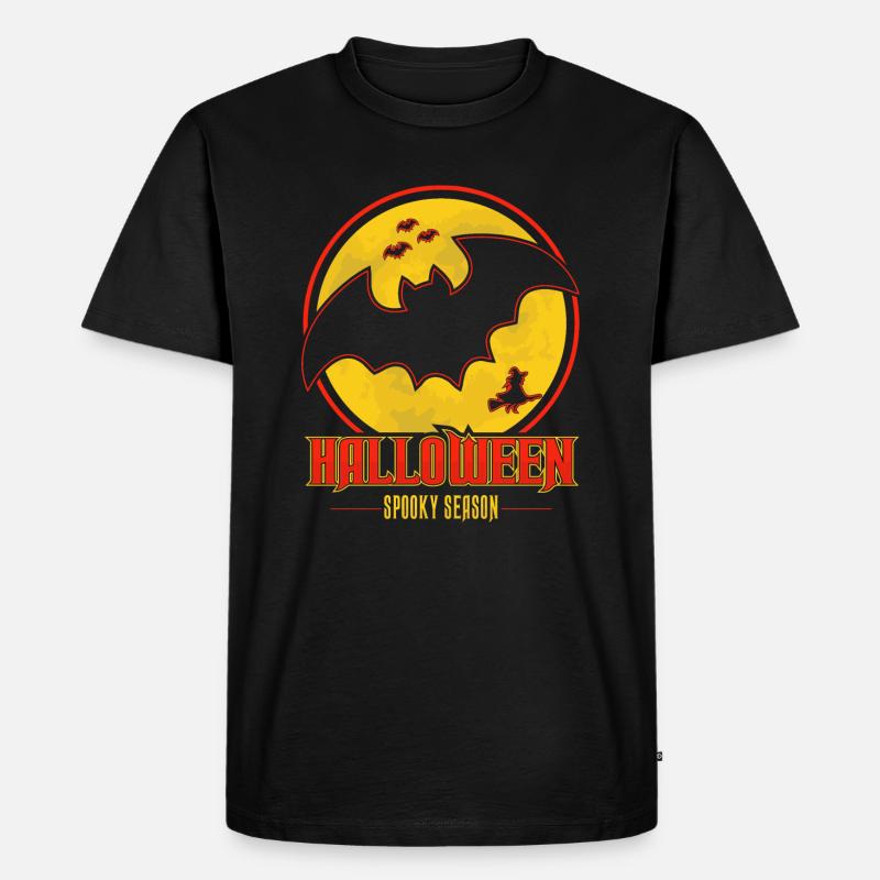 Halloween - Männer Premium Bio T-Shirt - Schwarz