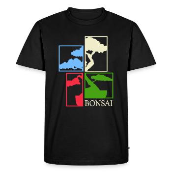 Bonsai Bonsai Show Shohin Japanese Bonsai Art - Men's Premium Organic T-Shirt - black - Front - Nico (187cm)