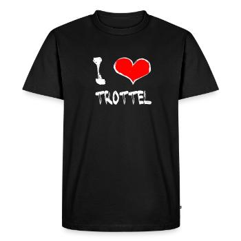 I Love Andr, - T-shirt Premium bio Homme - noir - Devant - Nico (187cm)