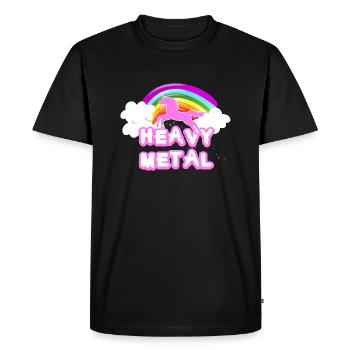 heavy metal - T-shirt Premium bio Homme - noir - Devant - Nico (187cm)